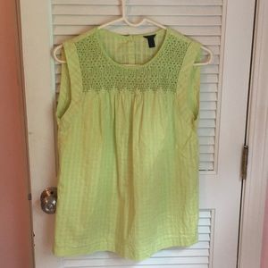 Jcrew Lime Green Shirt